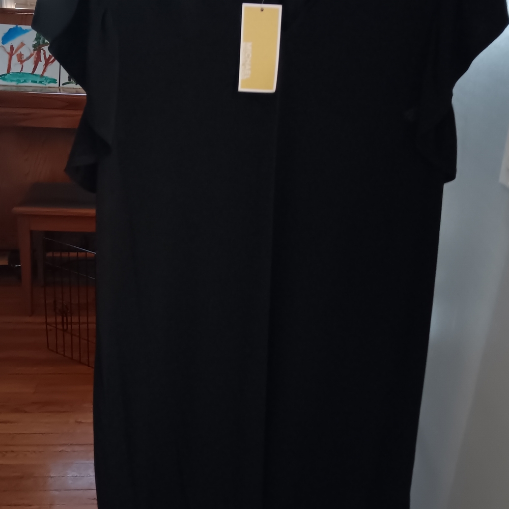 Michael Kors Black Midi Dress
